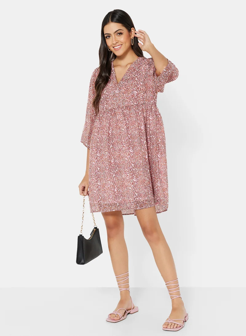 VERO MODA Floral Babydoll Dress