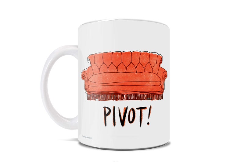 Friends the Television Show  Pivot  Central Perk Couch  One 11 oz Ceramic Coffee Mug  Officially Licensed Merchandise  Perfect for Gifting or Collecting