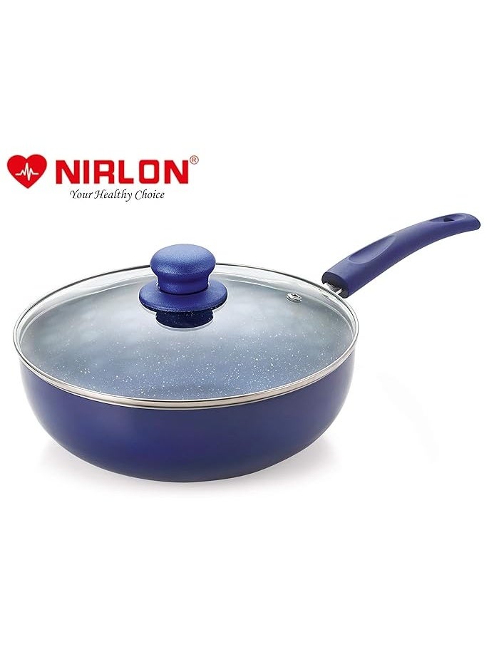 NIRLON Woody Non Stick Dishwasher Safe Aluminium Cookware Set (Compatible with Induction, Gas & stovetops Only) - Image 4