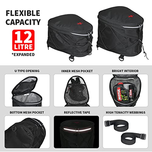 ViaTerra Seaty V2 Motorcycle City Bag I Perfect Bike Accessory for Commute I Flexible Storage Capacity - Image 4