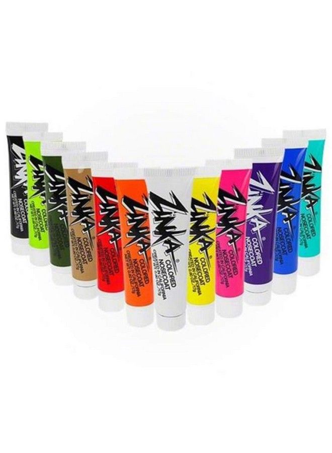 zinka Colored Nosecoat Waterproof Sunblock .6Oz Tube (Jungle Green) - Image 4