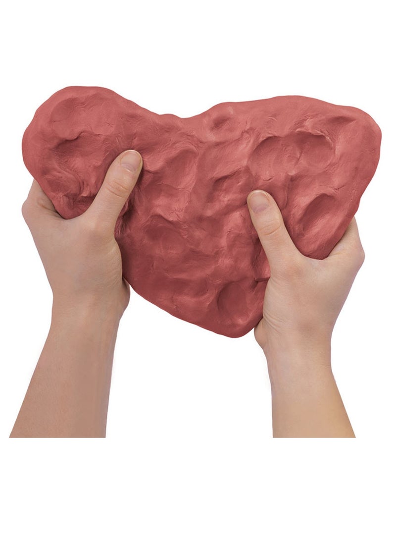 Funbo - Modelling Clay Terracotta Brown 1000 gram - Image 1