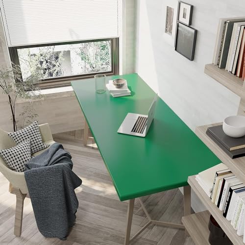 HOME13 Wallpaper Self Adhesive Dark Green Matte Removable and Decorative Vinyl Wallpaper for Kitchen Countertop Cabinets Table 1 Ft x 10 Ft with 2pcs - Image 4