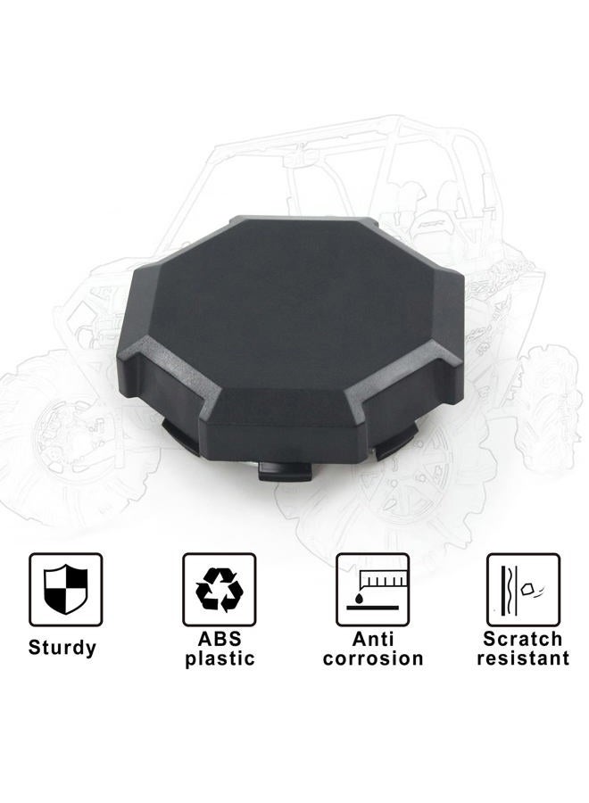 CPOWACE Pack 4 Wheel Tire Rim Hub Cap Cover For Polaris RZR 900 100 XP 4 1522216-655 (Black) - Image 4