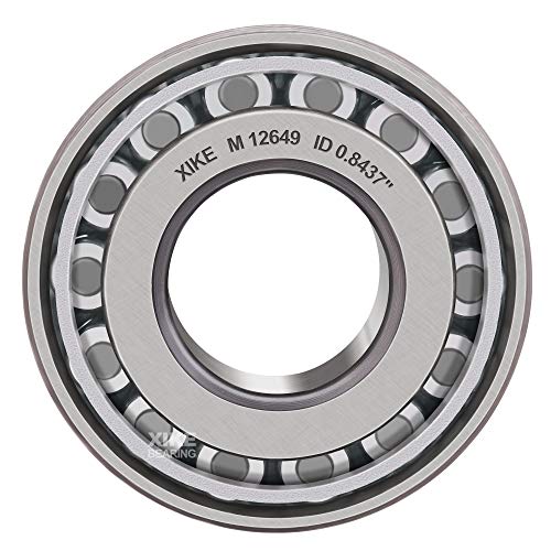 XiKe 2 Set Wheel Bearings SET3 - M12649/M12610 - ID 0.8437" x OD 1.9687", Tapered Roller Bearings Cup and Cone, Fits for Very Many Car and Trailer Axles. - Image 3