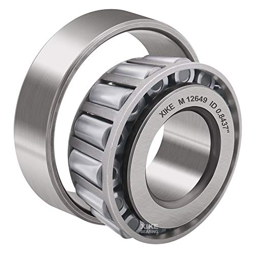 XiKe 2 Set Wheel Bearings SET3 - M12649/M12610 - ID 0.8437" x OD 1.9687", Tapered Roller Bearings Cup and Cone, Fits for Very Many Car and Trailer Axles. - Image 5