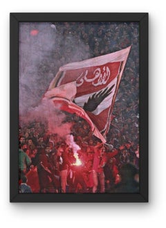 Al Ahly SC Frame black 50x70 