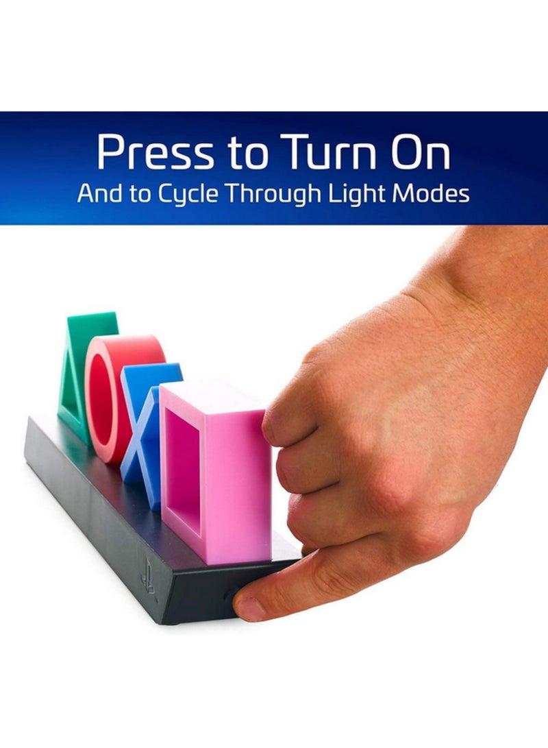 Paladone Playstation Icons Light with 3 Light Modes Music Reactive LED Neon Gaming Sign for PS5 PS4 PS3 Xbox Game Room Living Room Bedroom Wall Decor - Image 4