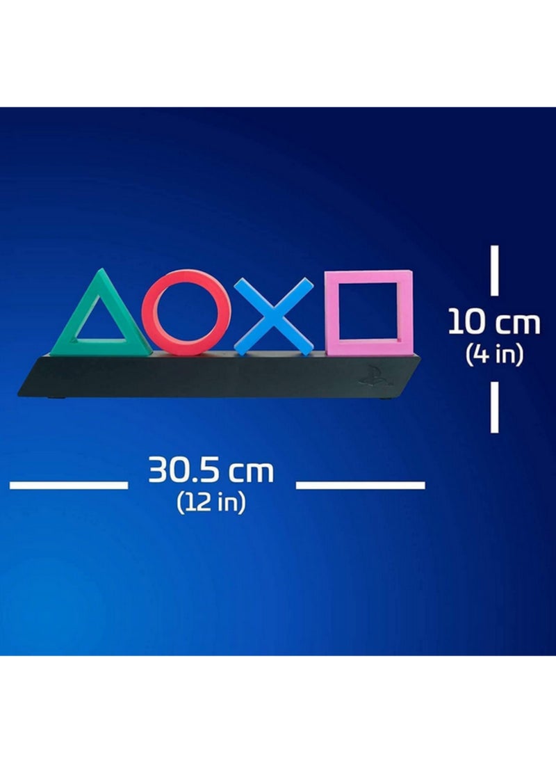Paladone Playstation Icons Light with 3 Light Modes Music Reactive LED Neon Gaming Sign for PS5 PS4 PS3 Xbox Game Room Living Room Bedroom Wall Decor - Image 3