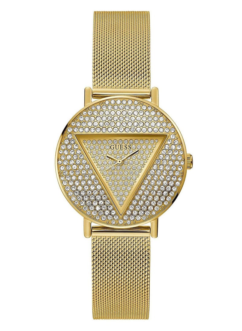 GUESS Women's Gold Analog Stainless Steel Strap Watch - GW0477L2 - Image 1