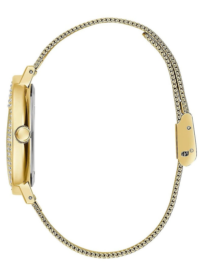 GUESS Women's Gold Analog Stainless Steel Strap Watch - GW0477L2 - Image 3