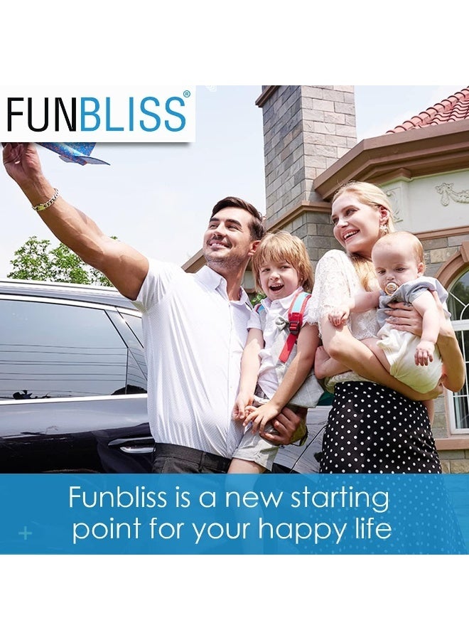 Funbliss Baby Car Mirror Most Stable Backseat Mirror with Premium Matte Finish-Super Clear PMMA Material Mirror-Safe, Secure and Shatterproof - Image 3