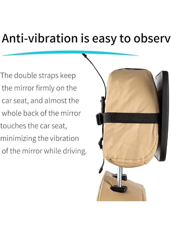Funbliss Baby Car Mirror Most Stable Backseat Mirror with Premium Matte Finish-Super Clear PMMA Material Mirror-Safe, Secure and Shatterproof - Image 5