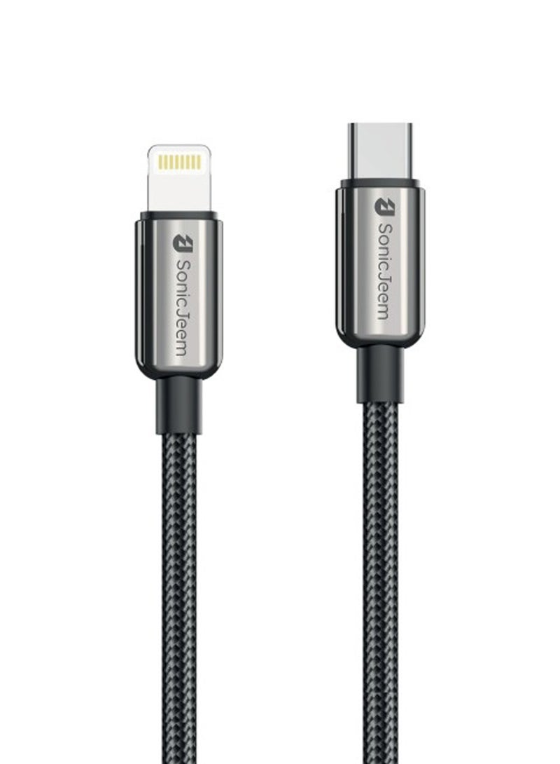 SONIC JEEM Zinc Alloy Super Charging data cable -IPhone- SJ104B  - Image 1