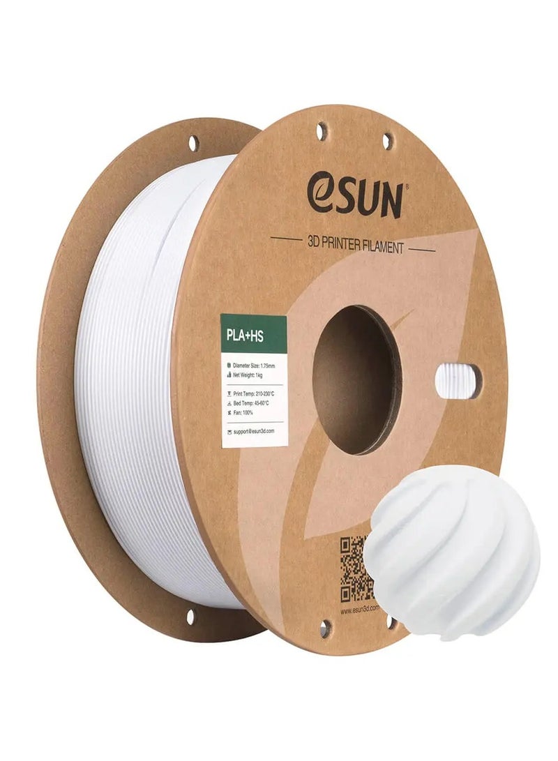 eSUN خيوط eSUN عالية السرعة PLA+ 1.75 مم لطابعة ثلاثية الأبعاد - أبيض بارد - Image 1