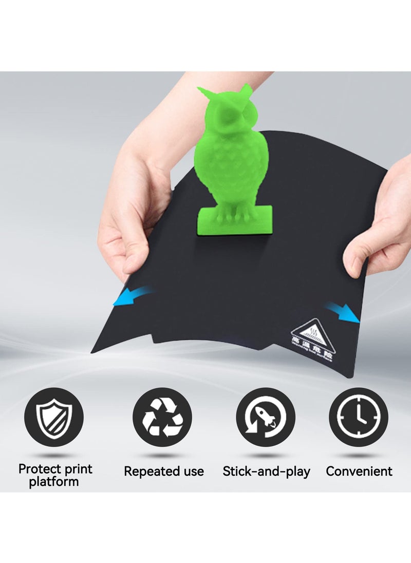 SYOSI - Magnetic 3D Printer Build Plate, Removable Heated Bed Cover for Ender 3, Improve Print Adhesion and Removal - Image 1