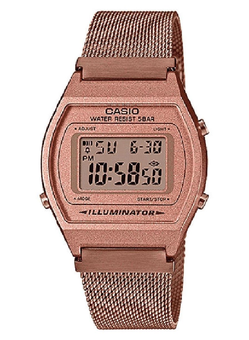 CASIO Unisex Vintage Watch B640WMR-5ADF - 39 mm - Rose Gold - Image 1