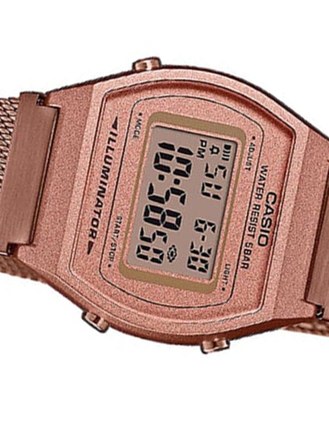 CASIO Unisex Vintage Watch B640WMR-5ADF - 39 mm - Rose Gold - Image 5