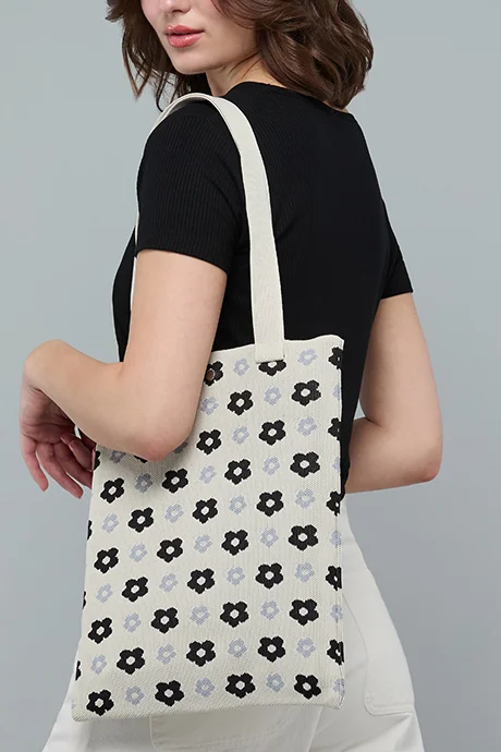 أر أند بي Patterned Shoulder Bag