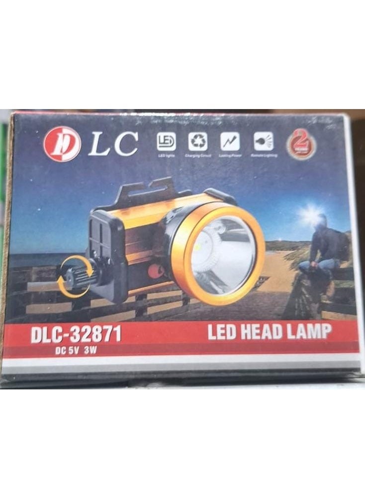 LC LED Head Lamp – Rechargeable 3W Outdoor Light - Image 3