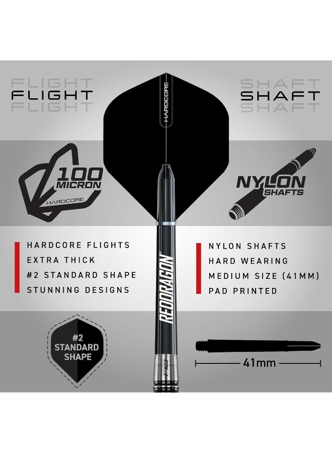DEXO Competition Steel Tip Darts -3 pc - Image 2