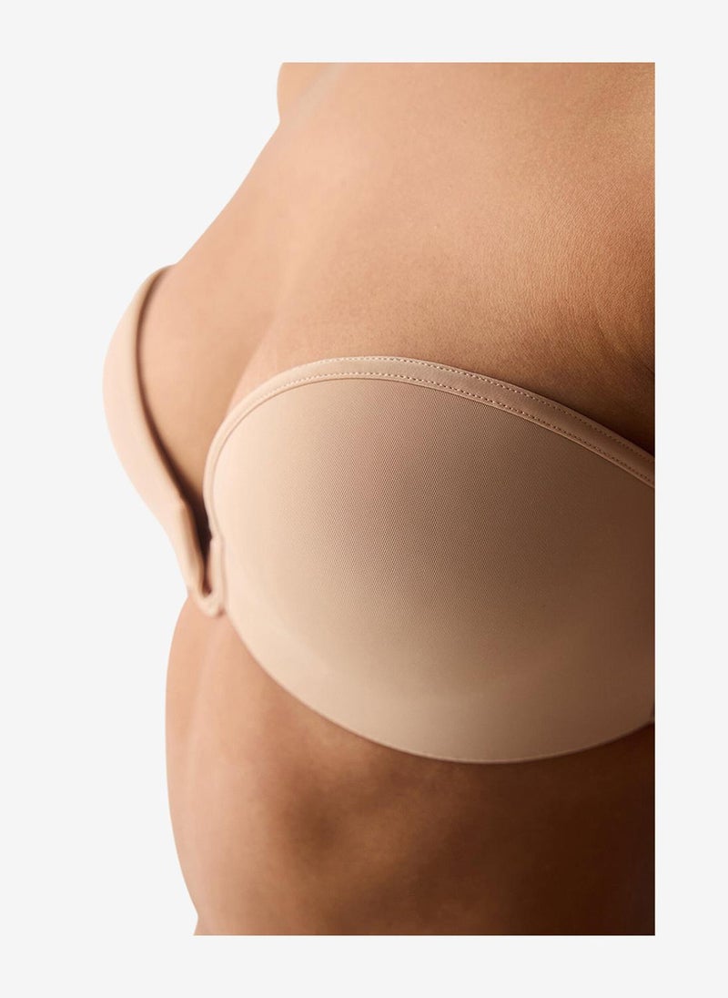 Penti Women Deep Decollete Beige Push Up Wired Padded Bra - Image 3