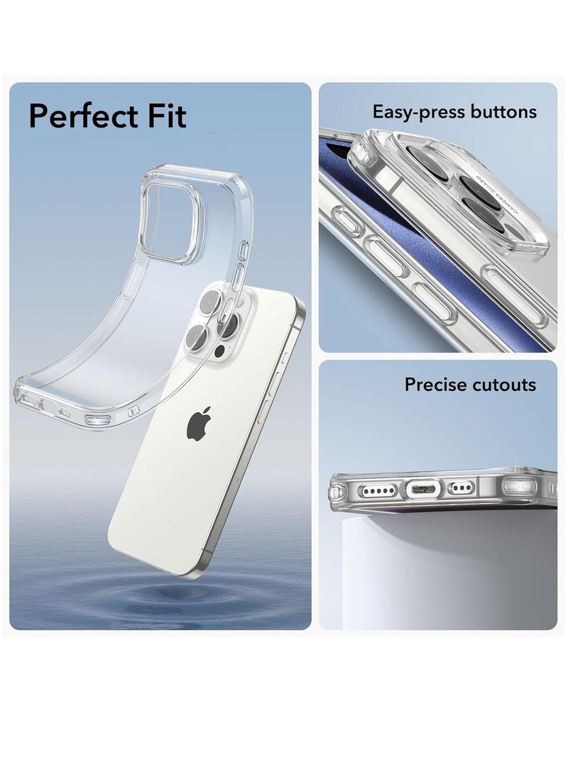 ELTRAZONE Clear Case for iPhone 15 Pro Max Case, Shockproof Thin Cover, Yellowing-Resistant Slim Transparent TPU Phone Case, Zero Series, Clear - Image 5