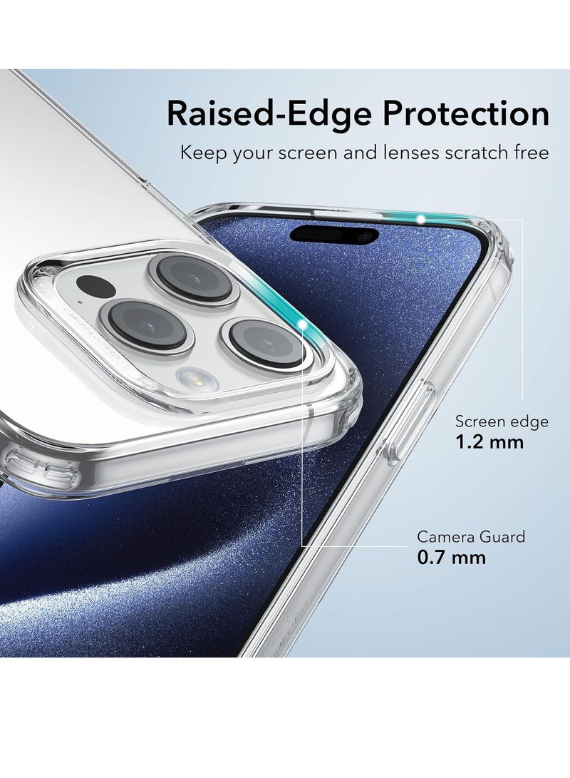 ELTRAZONE Clear Case for iPhone 15 Pro Max Case, Shockproof Thin Cover, Yellowing-Resistant Slim Transparent TPU Phone Case, Zero Series, Clear - Image 4