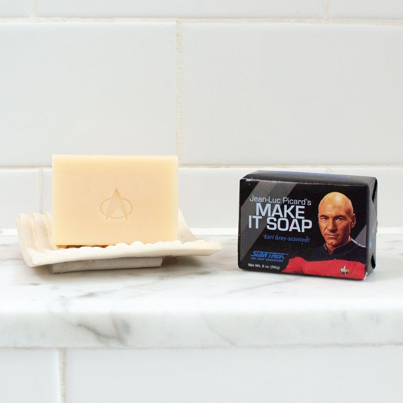 The Unemployed Philosophers Guild Star Trek Jean Luc Picard Make it Soap! - Made in the USA, 2oz (56g) Travel or Hotel Sized Guest Bar Soap - Image 3