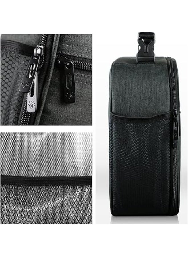 هاب تيم لانش بوكس عازل للحرارة للرجال والنساء والبالغين مع لانش باج قابلة لإعادة الاستخدام بتصميم متين وواسع للبالغين AE-18654-DG - Image 5