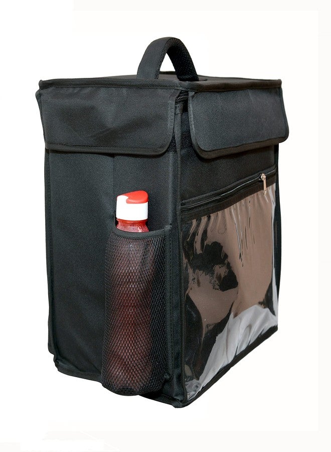 Quaffor Black 18 inch Food/Pizza/Cake/Zomato delivery Backpack Bag - Image 2