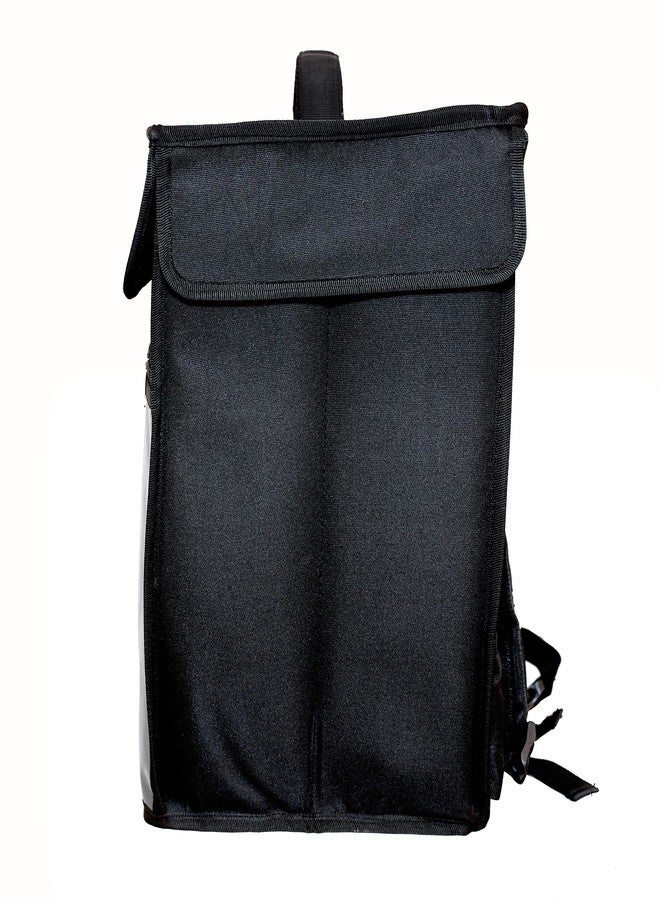Quaffor Black 18 inch Food/Pizza/Cake/Zomato delivery Backpack Bag - Image 3
