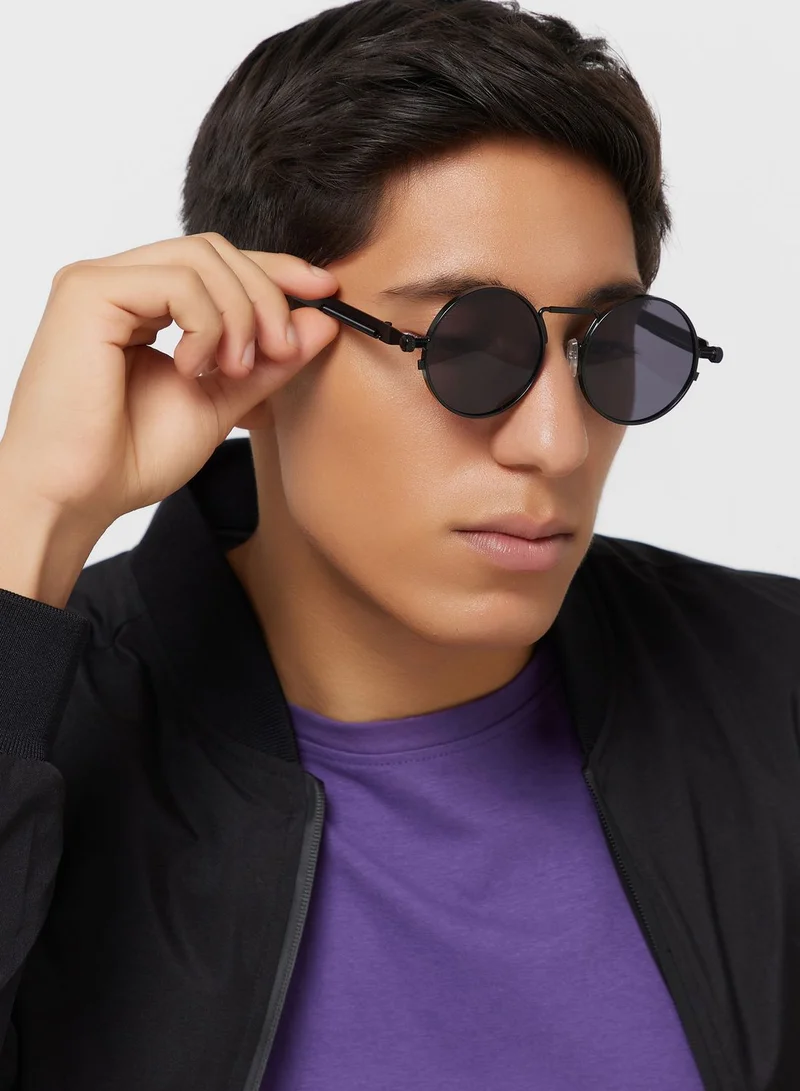 Seventy Five Casual Round Sunglasses