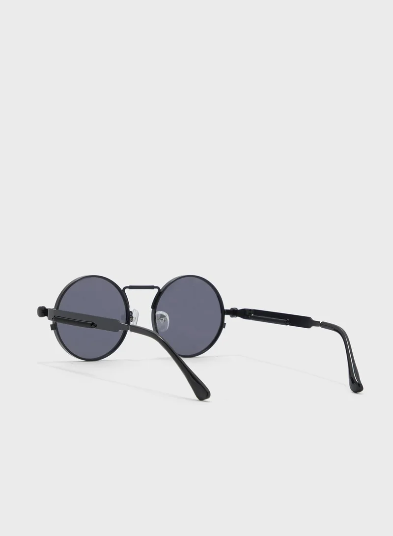 Seventy Five Casual Round Sunglasses