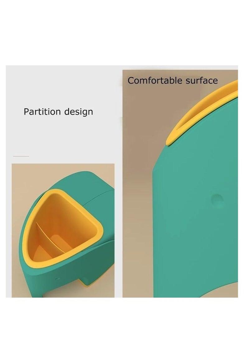Elephant-shaped tissue organizer, plastic, very good quality, attractive colors, practical and attractive design Mk (green)  - Image 2