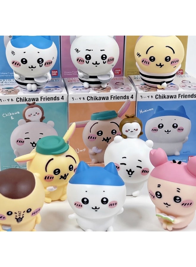 Miniso Chiikawa Friends Series Decorative Character Figure, 1 Assorted Character from 8 Designs, Cute Collectible Accessory and Gift - Image 3