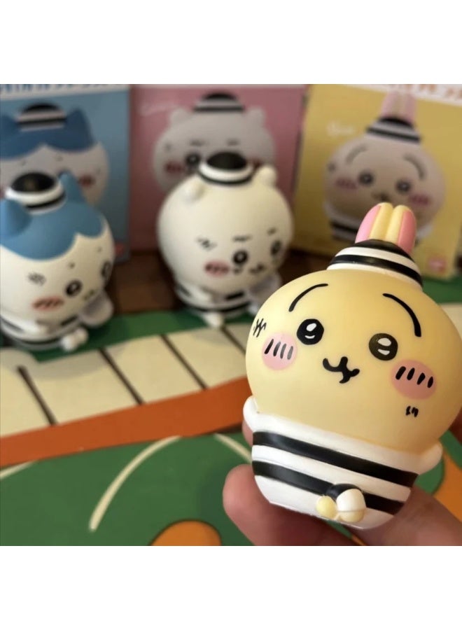 Miniso Chiikawa Friends Series Decorative Character Figure, 1 Assorted Character from 8 Designs, Cute Collectible Accessory and Gift - Image 1