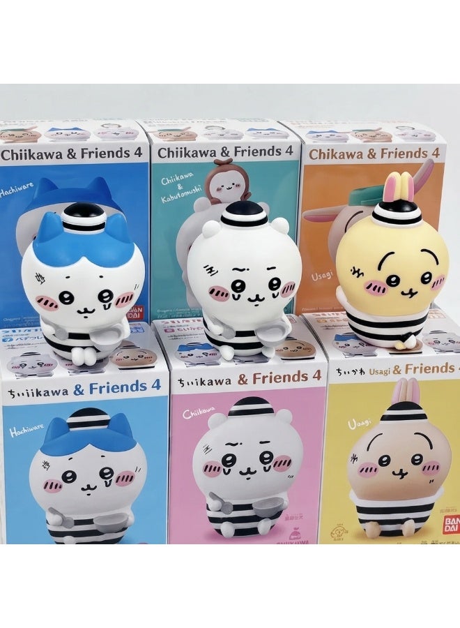 Miniso Chiikawa Friends Series Decorative Character Figure, 1 Assorted Character from 8 Designs, Cute Collectible Accessory and Gift - Image 5