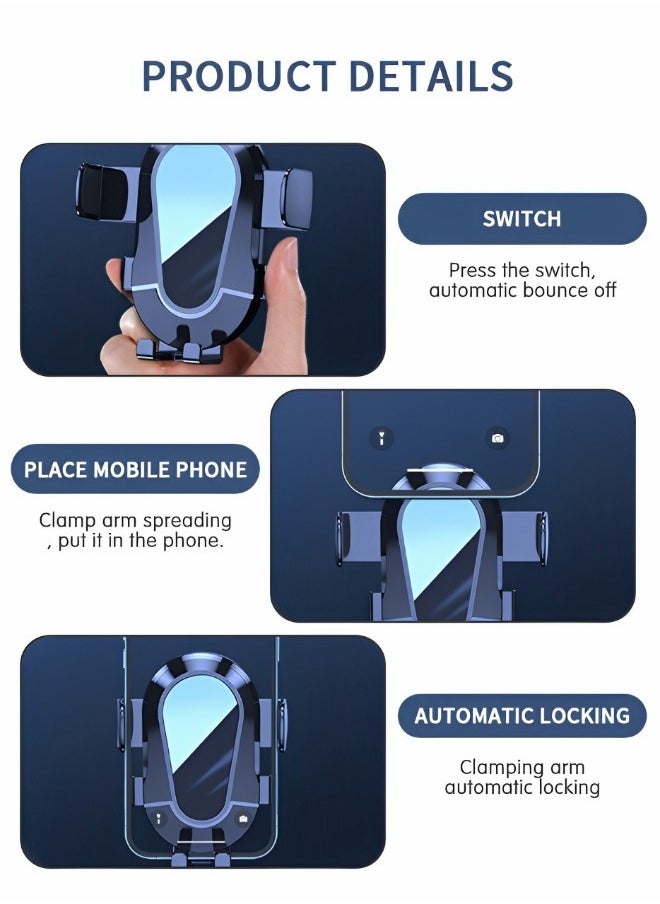 GROIC Universal Phone Mount for Car, Dashboard Windshield Long Arm Strong Suction Car Cell Phone Holder Mount for All Mobile Phones  - Image 4