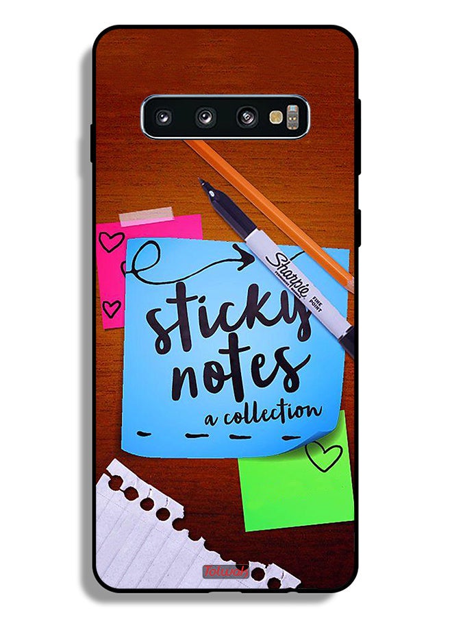 Tolwak Samsung Galaxy S10 Protective Case Cover Sticky Notes - Image 2