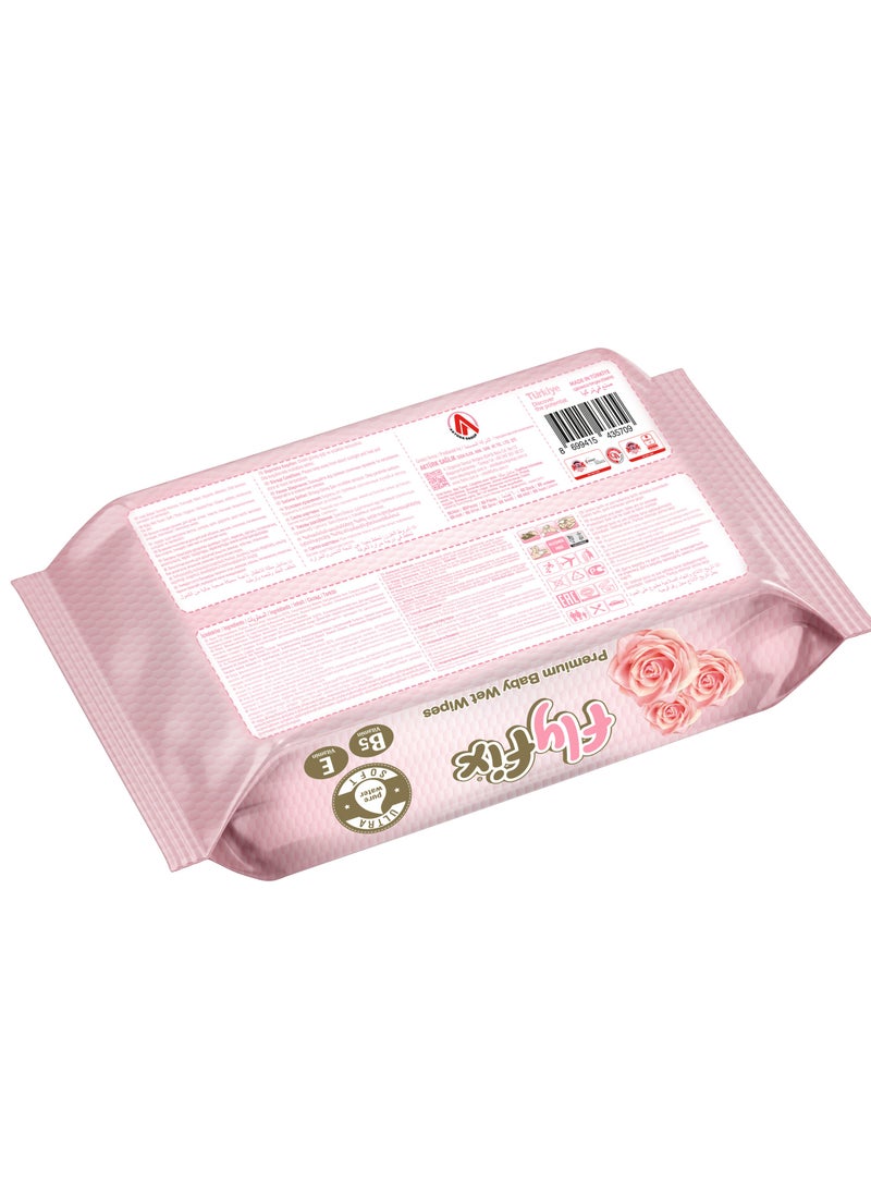 Flyfix Rose wet wipes 100 pcs  - Image 2