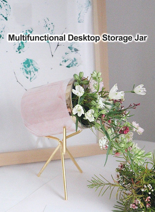 Nordic Style Ceramic Storage Household Storage Tank for Dresser Desktop Makeup Brush Eyebrow Pencil Lipstick - Image 4