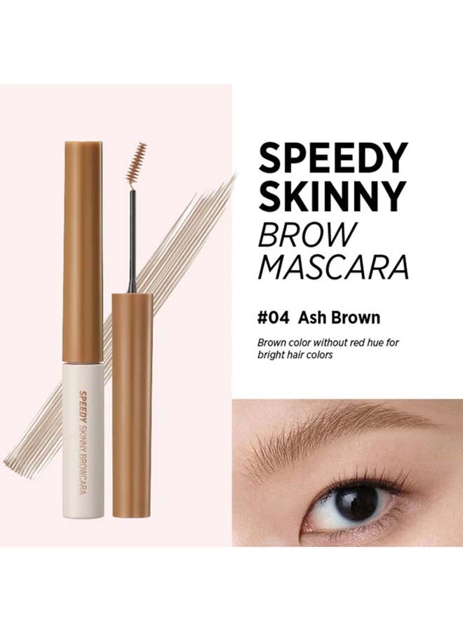 Peripera Speedy Skinny Browcara 04 Ash Brown - Image 2