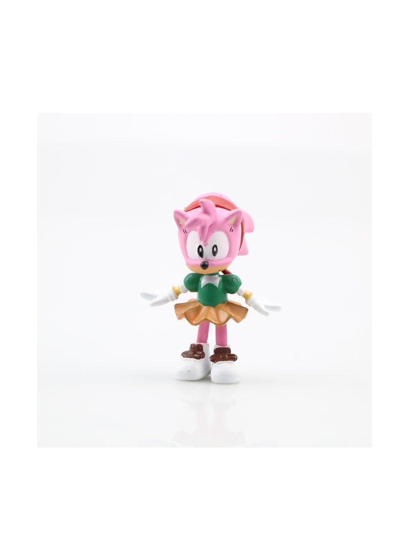 JUNYOUK - Set Sonic figure Tails Werehog Action Figures Knuckles doll Dr. Eggman Cartoon Figurines Collectible Dolls Kids Hedgehog Toy - Image 1