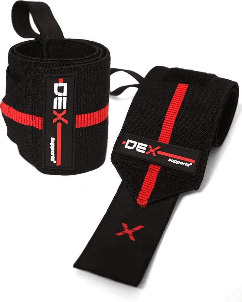 Dex Supports Lifting Straps Pro+Elite Wrist Wraps Set of 2