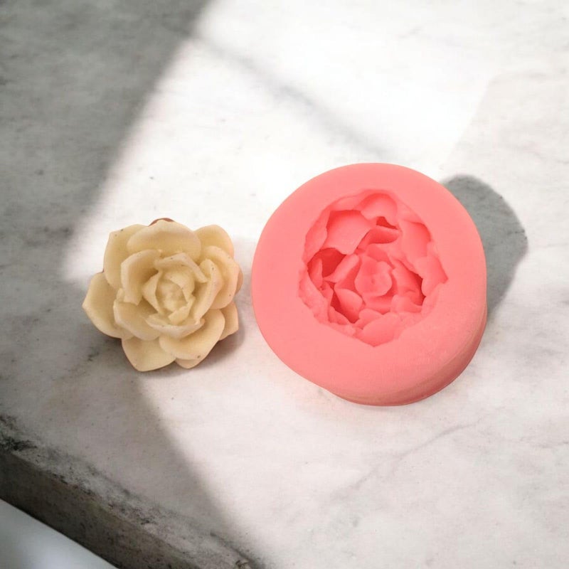 Polaris Fox Polaris Fox Pack of 1 Small Lotus Silicon Mould | Can be Used for Candle and soap Making | Wax Capacity is 23gm.  - Image 1