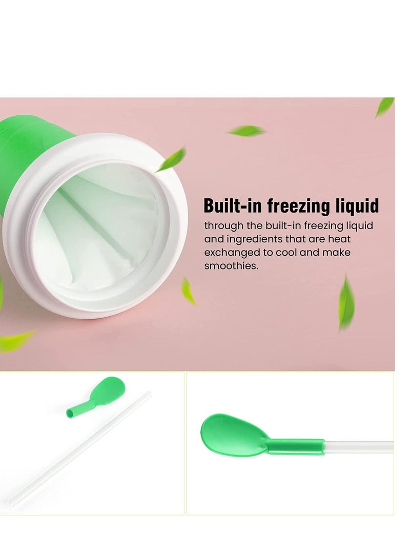 Slushie Maker Cup, Magic Quick Frozen Smoothies Cup, Cooling Cup, Double Layer Squeeze Slushy Maker Cup, Homemade Milk Shake Ice Cream Maker