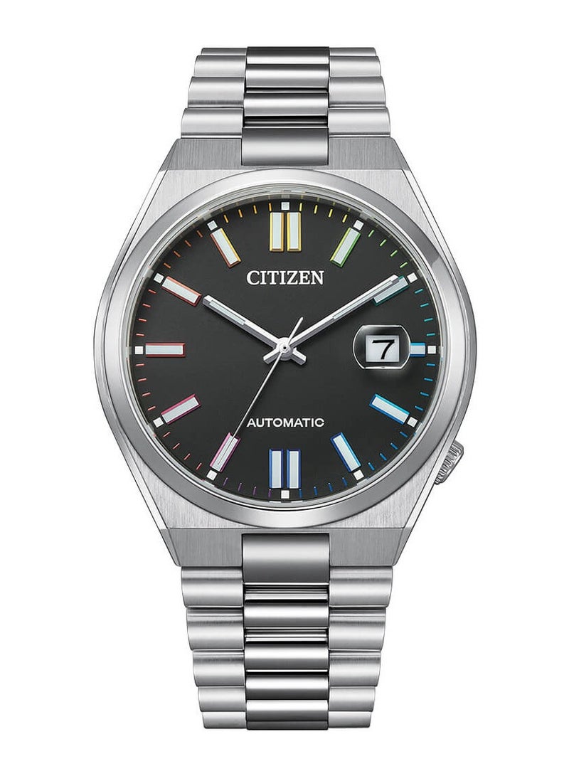 CITIZEN Tsuyosa Automatic Black Dial Stainless Steel Men's Watch NJ0151-53E - Image 1