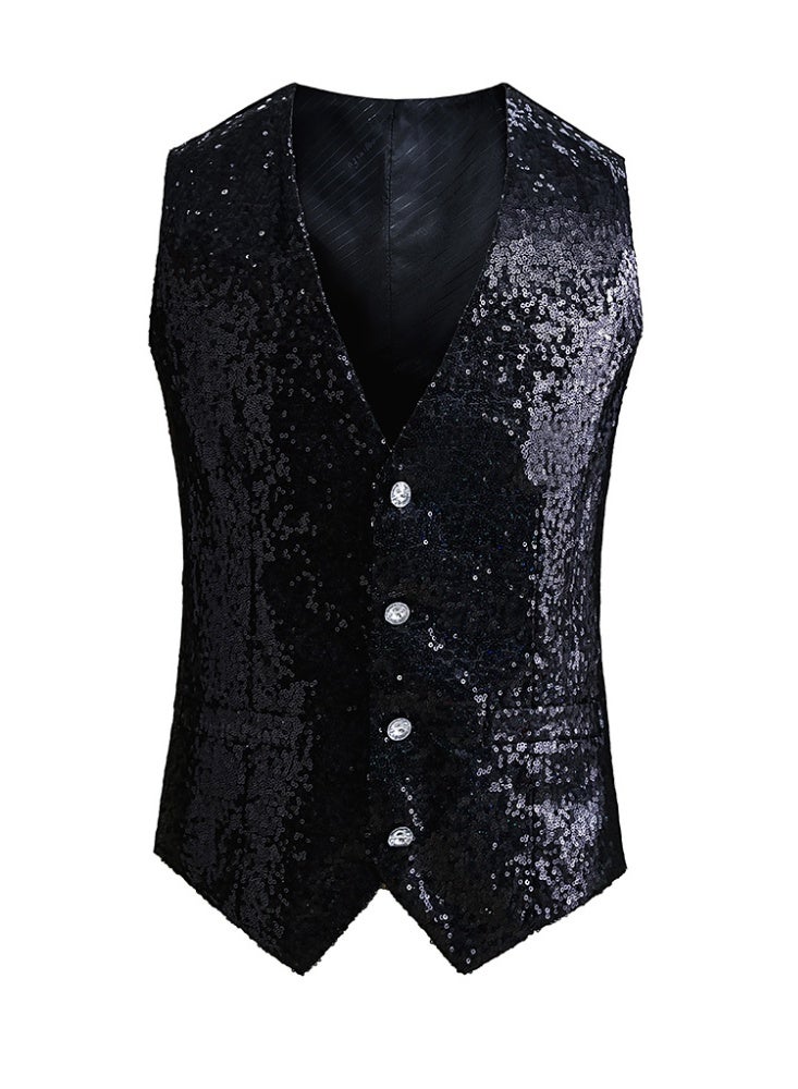 Shougu New Fashionable Casual Men's Suit Vest - Image 1