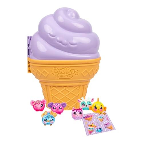 Cookeez Makery حزمة توأم كوكيس ميكري يام يامز، مليئة بالمرح ومليئة بالنكهات! أضف المكونات واكتشف 2 حيوانات محشوة عطرة لطيفة داخل مخروط الآيس كريم الذي يمكنك تخصيصه، أكثر من 30 لجمعها - قد تختلف الأنماط - Image 3